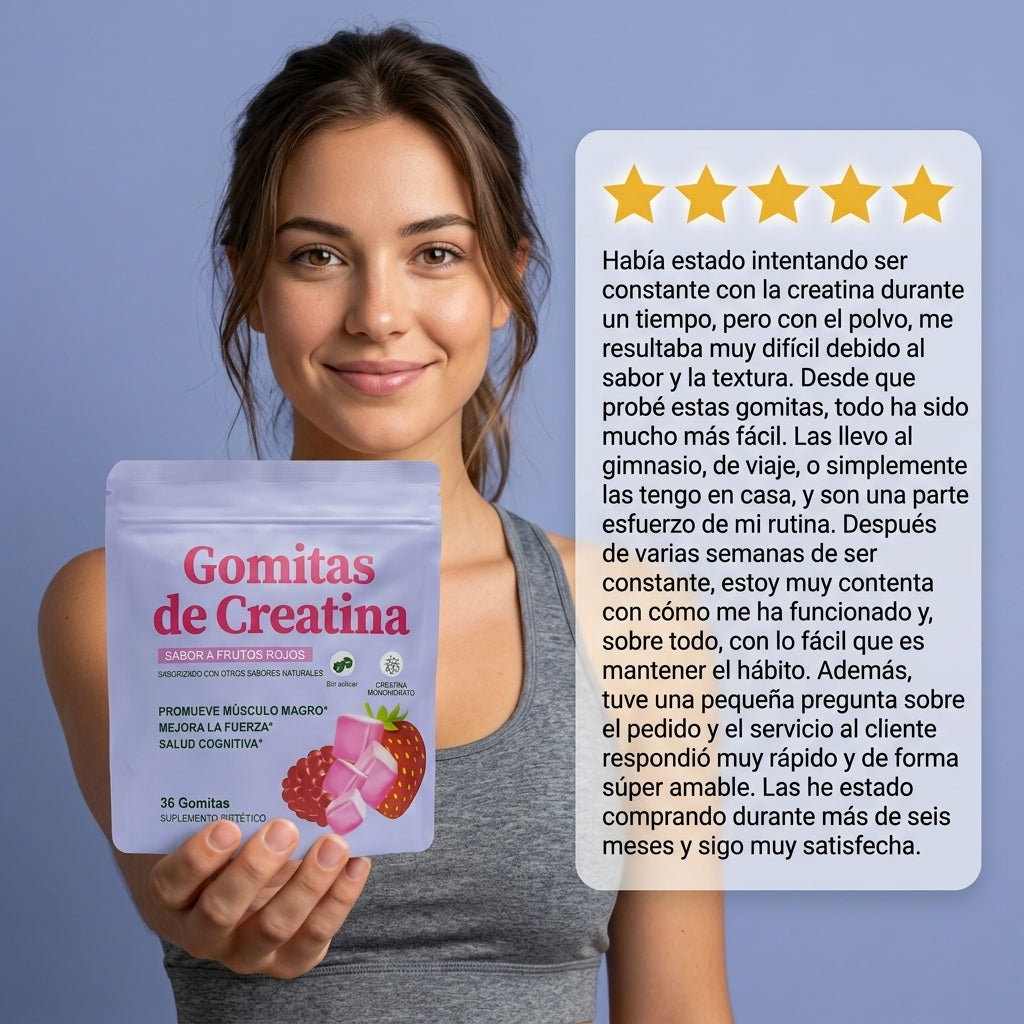 Suplemento de Creatina en gomitas